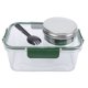 thumbnail image 1 of Contenedor De Ensalada Con Compartimento Para Aderezo, ABS, Reutilizable, A Prueba De Fugas, Portátil, Lonchera Para Ensalada, Contenedor De Almacenamiento De Alimentos Para La, 1 of 7