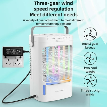 

NGTEVOOS Clearance 2023 New Water Coolingfan USB Desktop Spray Cool Airconditioning Fan Humidifying Aircooler