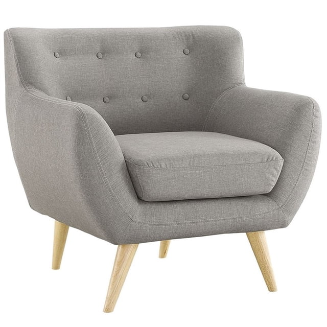 Fauteuil de Remarque LexMod, Gris Clair