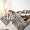 thumbnail image 4 of Homewish Safari Animal Bear Bedding Comforter Set,Rustic Pine Tree Twin Comforter Sets,Orange Gray Bedding Set For Boys Kids,Breathable Home Decor Reversible,2 Pieces, 4 of 8
