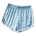 thumbnail image 5 of Kukoosong Women's High-Waisted Yoga Shorts with Pockets for Workout Athletic Running Shorts Elastic Waistband Activewear Summer Sports Shorts Quick-Dry Fitness Shorts, 5 of 7
