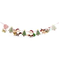 thumbnail image 1 of Christmas Banner Decorative Cute Cartoon Party Banner Hanging Bunting Banner, 1 of 4