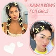thumbnail image 3 of Dalrosia 20PCS Mini Green Bow Hair Clip, Non-Slip Cute Small Hair Bow, Y2K Sweet Plaid Craft Bowknot Hair Barrettes Accessories for Women Teens, 3 of 5