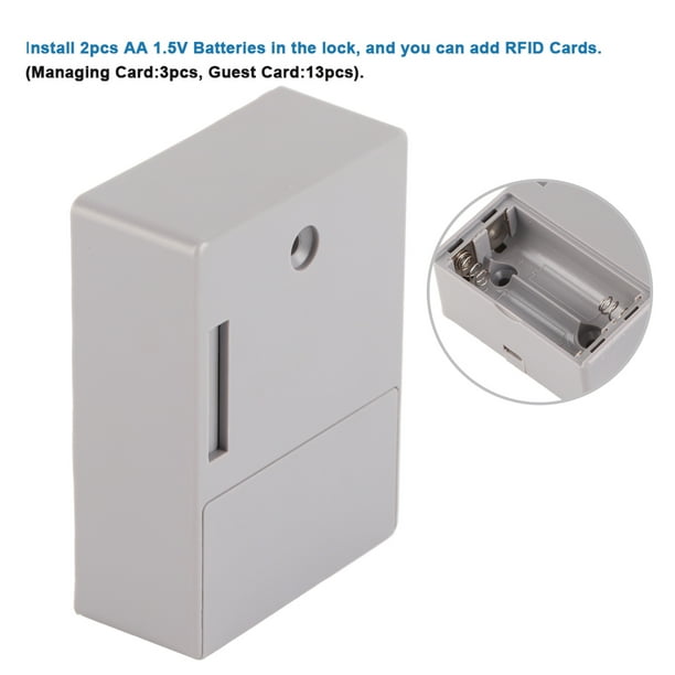 Cerradura Digital ANGGREK Batería RFID Diseño Elegante Para Puertas de Seguridad Color Blanco