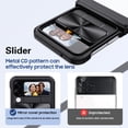 thumbnail image 3 of For Samsung Galaxy Z Flip 4 2022 TPU Stand Case Cover, Hinge Protection Shockproof Luxury Hard PC Full Body Slide Camera Lens Case Cover, 3 of 5