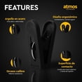thumbnail image 2 of Pinzas para Colgar Ropa Atmos Homeware Paquete de 36 Piezas Color Negro, 2 of 6