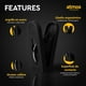 thumbnail image 2 of Pinzas para Colgar Ropa Atmos Homeware Paquete de 36 Piezas Color Negro, 2 of 6