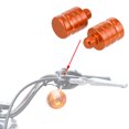thumbnail image 3 of 2uds M8x1.25 Moto Izquierdo Lado Espejo Agujero Tapones Tornillos Naranja, 3 of 7