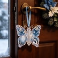 thumbnail image 6 of Christmas Cash Gift Butterfly Ornament, Acrylic Money Holder for Rolled Bills, Snowman Holiday Tree Hanging Decoration for Family Gift Giving, 5.12 x 4.33 Inch, 6 of 7