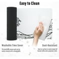 thumbnail image 6 of Gaming Mouse Pad with Stitched Edges, Japanese Wave White Mouse Pad, Extended XL Mousepad with Anti-Slip Base, Cool Large Mouse Pad for Desk, 31.5 x 11.8 in, White, 6 of 6