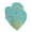 Aqua Blue, variant on Inkdotpot Gold Foil Paper Hang Tag Hugs & Kisses From The Wedding Favor Tag 100 Pieces