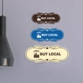 thumbnail image 2 of Designer Buy Local Sign (Blue) - Large, 2 of 5