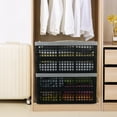 thumbnail image 5 of Anbers 42 L Plastic Collapsible Crates, Folding Storage Bins, 4 Packs, 5 of 7