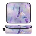 thumbnail image 5 of Hair Tools Storage with Heat Resistant Mat- Watercolor Painting Pattern Printed Curling Iron Travel Bag/Flat Iron Case for Women, 5 of 8