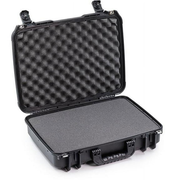 Seahorse Protective Case SE710FPL,BK 710 Case with Foam & Keyed Plastic Locks, Black
