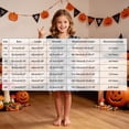 thumbnail image 3 of NOLDARES Girls Cotton Nightgowns Halloween Spider Print Flutter Sleeve Sleep Shirt Princess Nightdress(N210-Yellow), 3 of 7