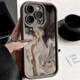 thumbnail image 2 of Black Style Gradient Watercolor Phone Case For iPhone 15 14 Pro Max 13 12 11 Pro Max 7 8 Plus X XS Max XR Soft Silicone Cover, 2 of 5