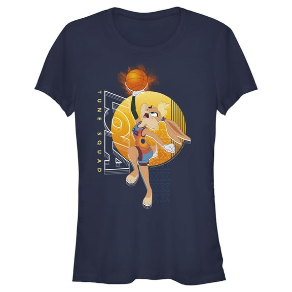 Junior's Space Jam: A New Legacy Lola Bunny Profile Graphic Tee Navy Blue 2X Large