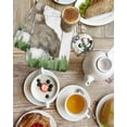 thumbnail image 4 of Easter Kitchen Dish Towels for Drying Dishes Set of 3, Country Rabbit Botanical Leaves Wooden Grain Waffle Weave Microfiber Hand Tea Bathroom Towels Quick Dry & Absorbent Towel 15.7x23.6, 4 of 7