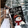 thumbnail image 2 of Banner AVOIN colorlife Let It Snow, 71 x 102 cm, doble cara, 2 of 7