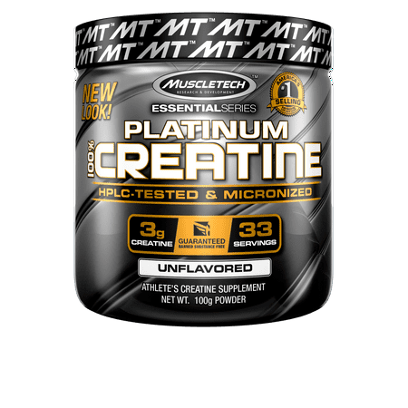 Essential Series Creatine Monohydrate Powder, 100% Pure Micronized Creatine Powder, Muscle Builder & Recovery, 80 Servings