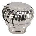 thumbnail image 3 of Tapa de ventilación giratoria para chimenea de acero inoxidable, antitiro descendente, con abrazadera, engrosada, tipo 150, 3 of 14