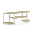 thumbnail image 4 of Furinno 11058 Turn-S-Tube Wide TV Entertainment Center, Cream Marble/White, 4 of 4