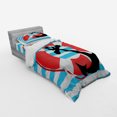thumbnail image 2 of Ambesonne Anchor Bedding Set 3 Pcs, Anchor Design, Twin, Sky Blue Red Black, 2 of 2