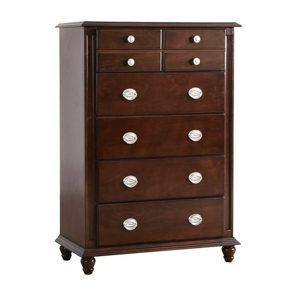 Glory Furniture Summit Chest in Cappuccino Color