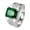 Green, variant on Betivan Fall Chunky Signet Ring for Men, Stainless Steel Ring Synthetic Gemstone Band Ring Biker Ring, Thumb Pinky Ring Mens Fashion Ring Jewelry