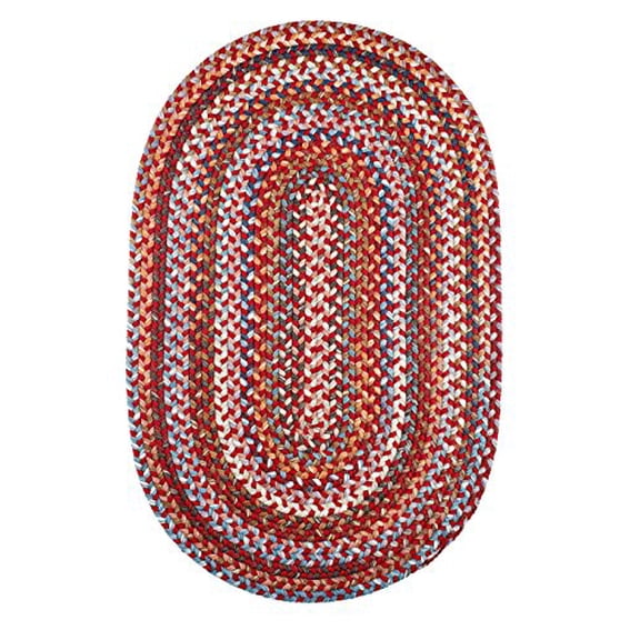 Rhody Rug  Astoria 10' Round Rug Red Velvet
