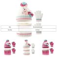 thumbnail image 3 of 3-8 Years Kids Winter Padded Earflap Hat with Pattern, Warm Windproof Cap for Boys Girls, 3 of 9