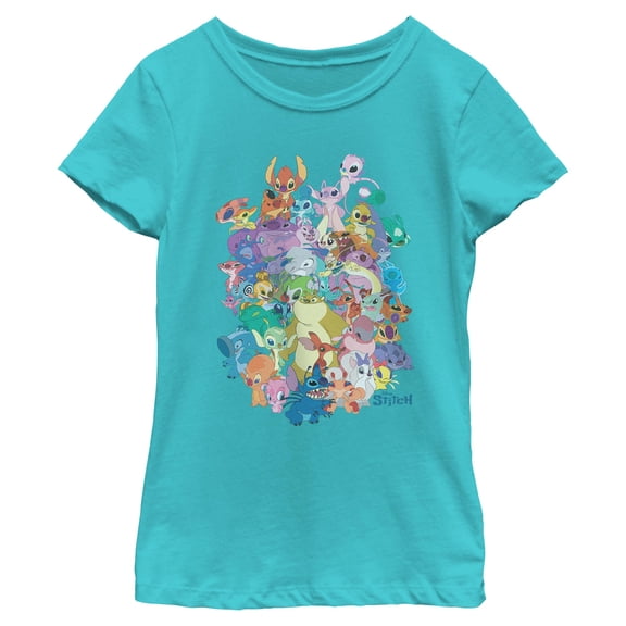 Girls Lilo & Stitch Experiment Compilation T Shirt