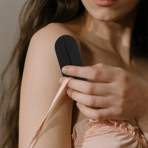 BESTOYARD Cushion Shoulder Strap Pad Black Minimalist Anti Slip Women Daily Wear