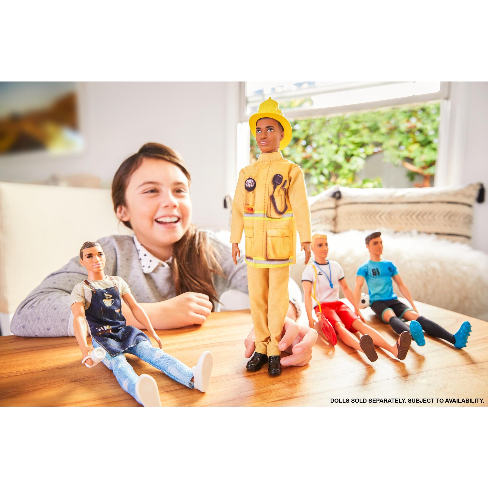 Barbie Ken Careers Firefighter Doll with Career-Themed Accessories - image 2 of 6