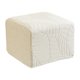thumbnail image 5 of Funda cuadrada para otomana, funda protectora elegante, práctica, transpirable y ligera. Crema, 5 of 9