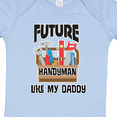 thumbnail image 4 of Inktastic Future Handyman Like Daddy Boys Baby Bodysuit, 4 of 5
