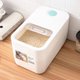 thumbnail image 3 of Caja de almacenamiento de grano Párapulos herméticos prueba de humedad Pull DISEÑO pLIMENTACIÓN de 10 kg Baoblaze Caja de almacenamiento de grano, 3 of 8