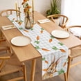 thumbnail image 3 of Easter Bunny Table Runner 90 Inches Long Farmhouse Dress Scarves, Spring Rabbits Carrots Gray Buffalo Plaid Dining Tablerunner for Coffee Table/Kitchen Island/Party Décor, 13" x 90", 3 of 8