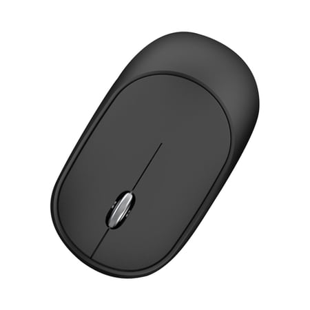 Bluetooth\-compatible 5\.1\+2\.4G Wireless Dual Mode Rechargeable Mouse Optical USB Gaming Computer Charing Mause  for PC Matte black 1 mode