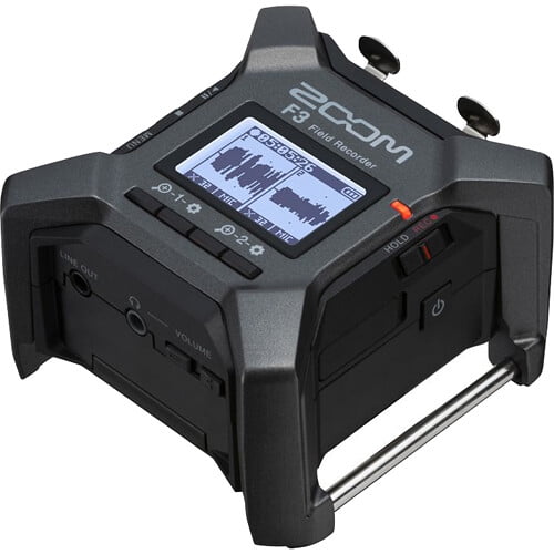 Zoom F3 Professional Field Recorder, 32-Bit Float Recording, 2