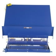 Vestil Manufacturing UNI-4848-6-BLU-230-3 48 x 48 in. 230V 3 Phase Uni-Tilt Lift Table - Blue, 6000 lbs