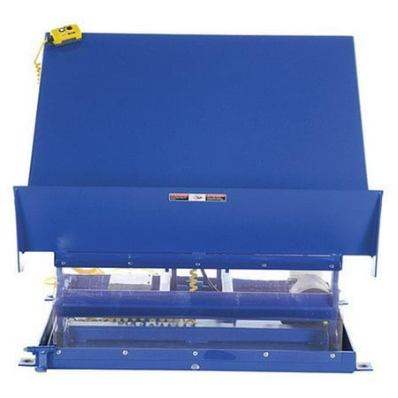 Vestil Manufacturing UNI-4848-6-BLU-230-3 48 x 48 in. 230V 3 Phase Uni-Tilt Lift Table - Blue, 6000 lbs