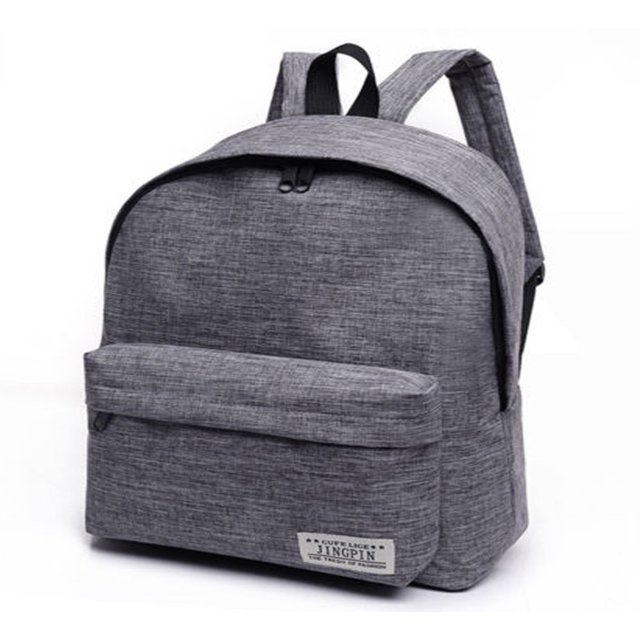 Canvas Portable Large Backpack Student Big School Bag For Teenagers