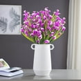 thumbnail image 4 of Morttic 20 Bundles Artificial Calla Lily Flower Plants Outdoor UV Resistant Decoration (Purple), 4 of 13