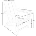 thumbnail image 4 of Palms Modern Folding Poly Adirondack Chair (Set of 4), 4 of 8