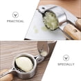 thumbnail image 4 of Prensador de ajo resistente al desgaste de acero inoxidable, herramienta pequeña para prensar ajo, máquina para hacer ajo de cocina, 4 of 8