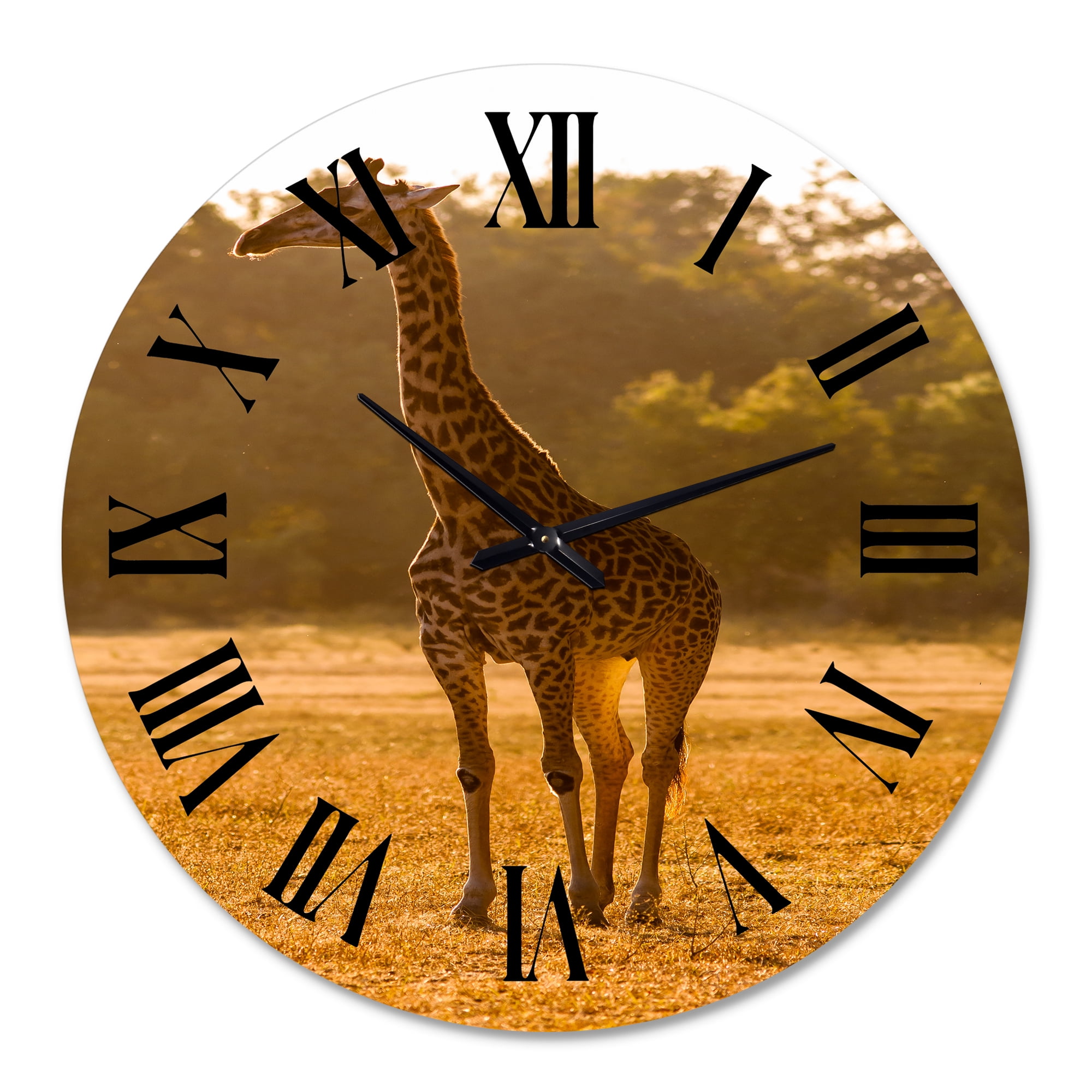 Designart 1 in Farmhouse Wall Clock