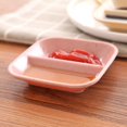 thumbnail image 5 of Happy Date Dual Dipping Bowls Dual Sauce Bowls Divided Sauce Dishes Wasabi Sushi Dipping Plates Appetizer Serving Tray for Restaurant Kitchen, Soy Sauce, Ketchup, BBQ Sauce, 5 of 8
