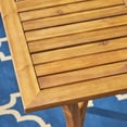 thumbnail image 5 of York Outdoor 5 Piece Acacia Wood Square Dining Set, Teak, 5 of 7